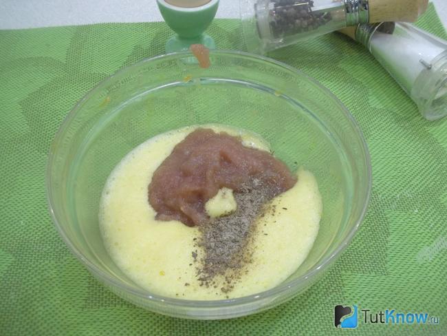 К продуктам добавлены специи