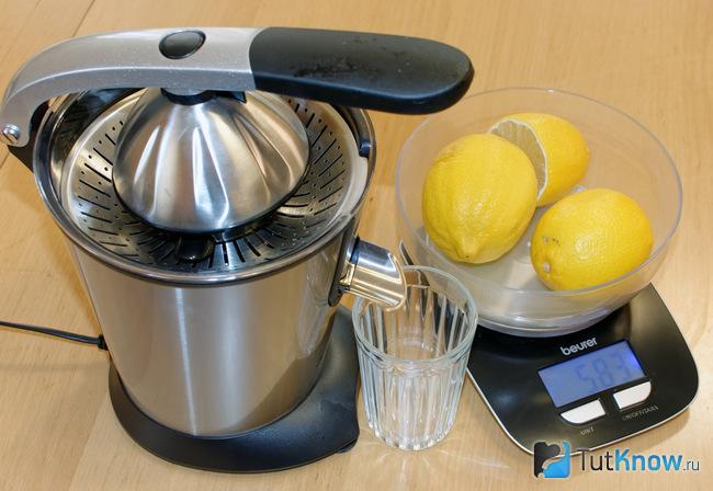 Соковыжималка STEBA ZP 2 готова к работе