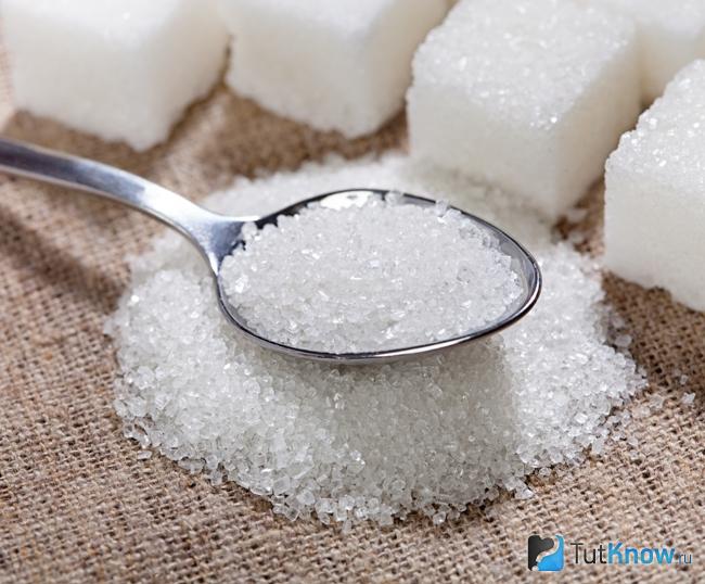 Белый сахар как запрещенный продукт для мужчин при похудении