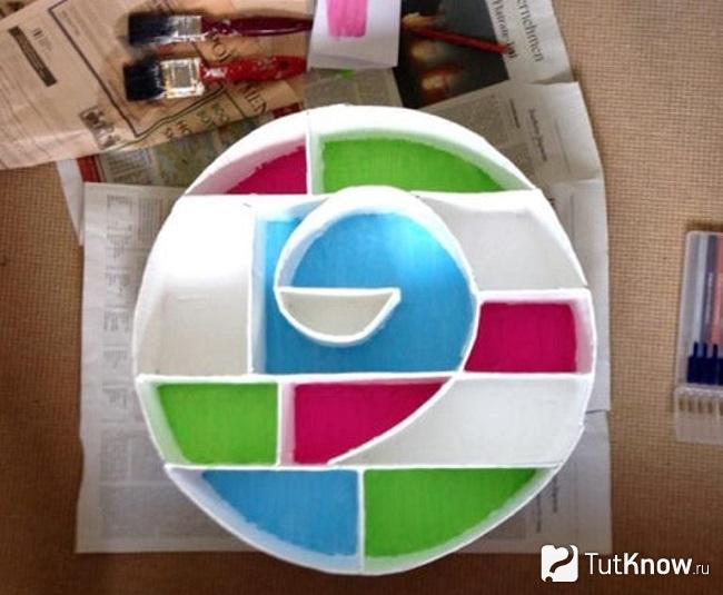 Картонная заготовка из коробок