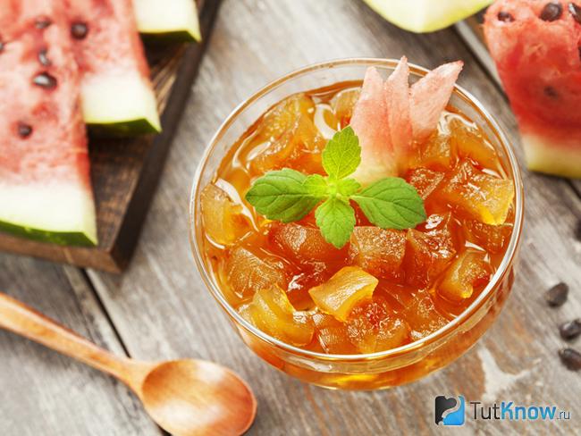 Варенье из арбузных корок с лимоном