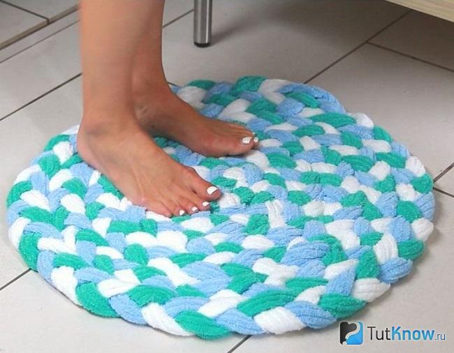 Мягкий коврик для ног