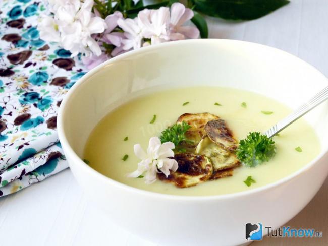 Суп пюре из кабачков — 11 рецептов приготовления