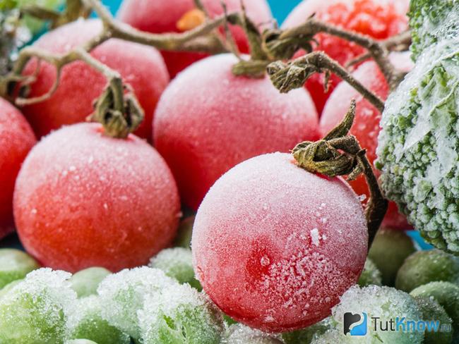 Рецепт замороженных помидоров для фаршированных блюд