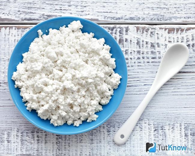 Обезжиренный творог для модельной диеты на 3 дня