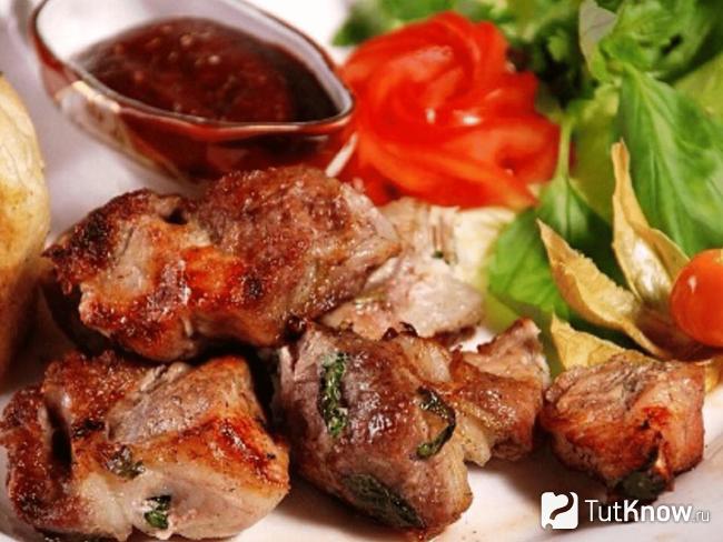 Маринад для шашлыка с лимоном и томатной пастой
