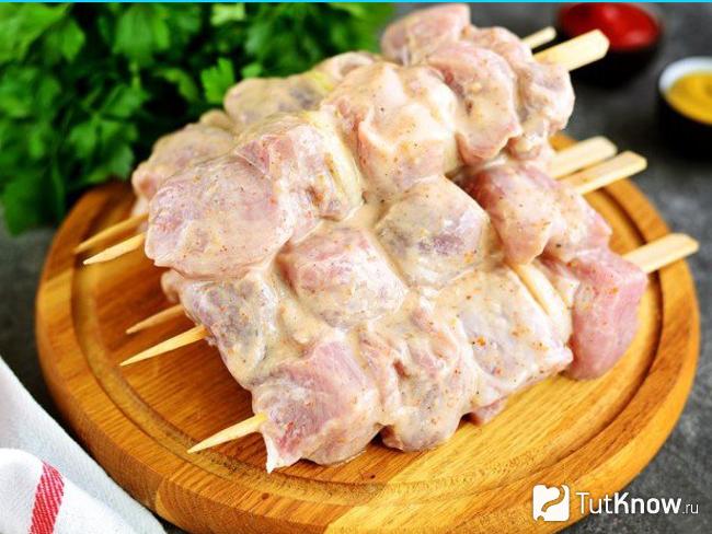 Маринад с гранатовым соком для шашлыка из индейки