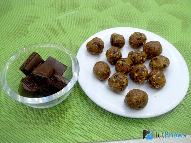 Сформированы круглые конфеты