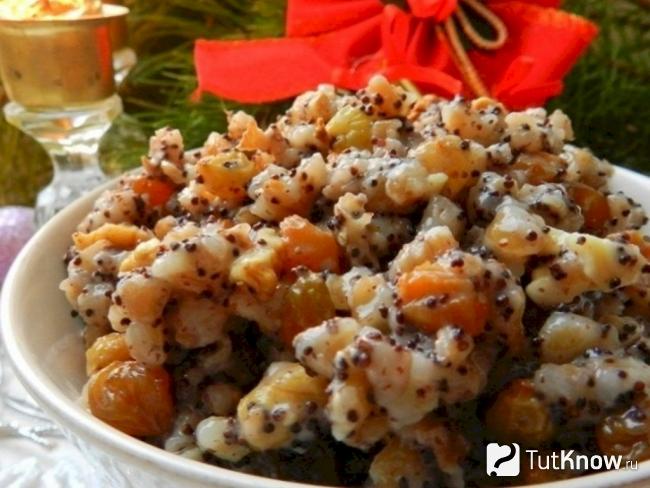 Готовая кутья на Рождество
