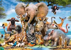 Делаем животных Африки для детей