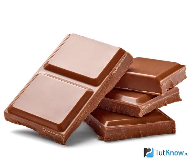Шоколад как запрещенный продукт перед сном