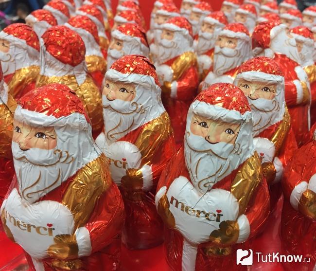 Объемные фигурки из шоколада как подарок партнеру на Новый год
