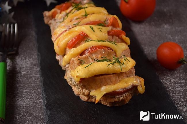 Готовое мясо «Гармошка» на новогодний стол
