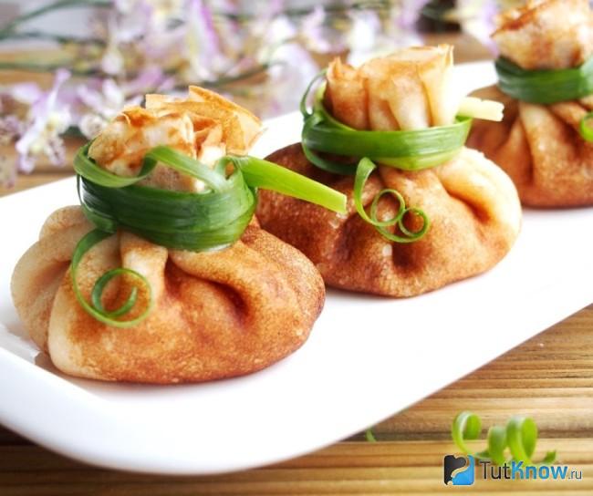 Закуска Мешочки Деда Мороза