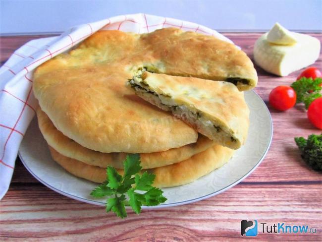 Рецепт теста для осетинских пирогов на кефире