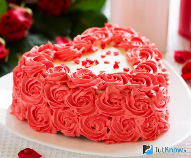 Торт Handmade на День святого Валентина