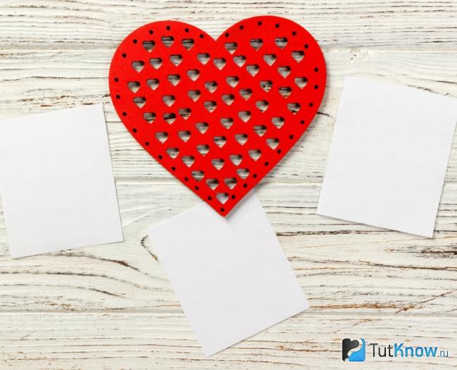 Валентинка как символ дня влюбленных