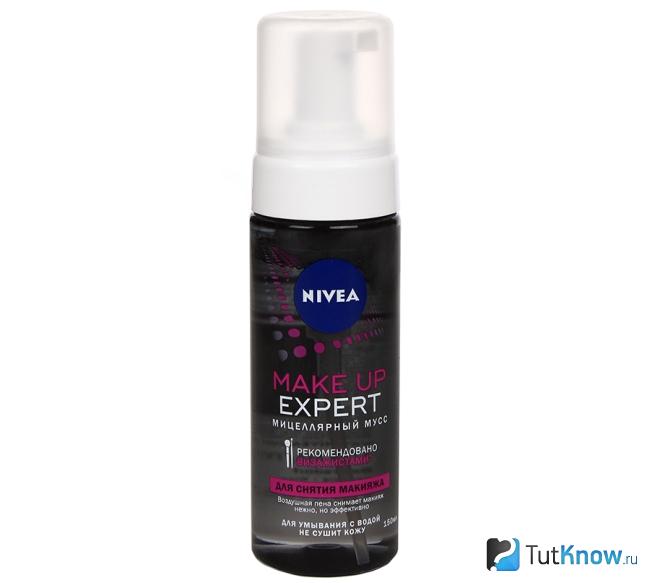 Мицеллярный мусс Nivea для снятия макияжа