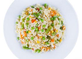 Рис с овощами на сковороде: пошаговый рецепт приготовления