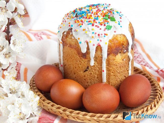 Пасхальный кулич на свежих дрожжах