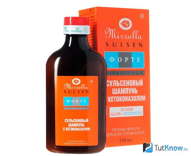 Шампунь Mirrolla Sulsen Форте от перхоти