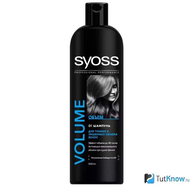 Шампунь Syoss Volume Collagen Lift для тонких и лишенных объема волос
