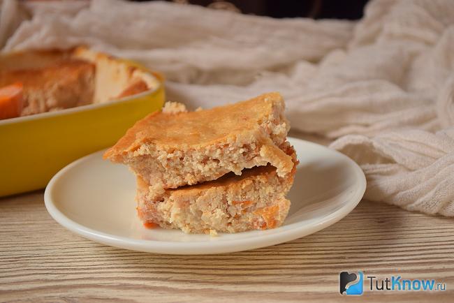 Творожная запеканка с манкой