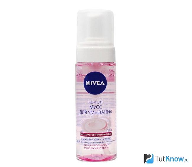 Нежный мусс для умывания Nivea