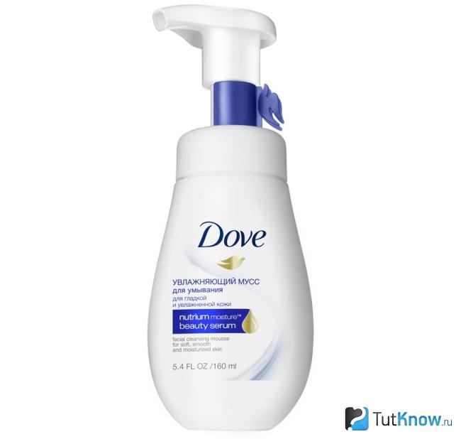Увлажняющий мусс для умывания Dove