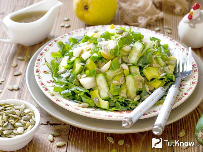 Рецепты приготовления салата с авокадо и огурцом