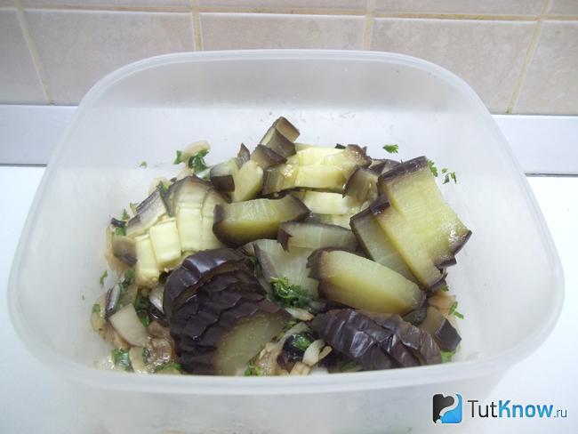 К продуктам добавлены баклажаны