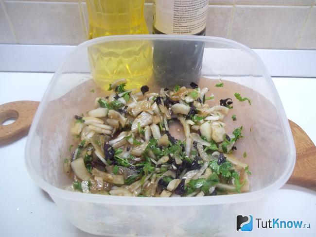 Продукты перемешаны