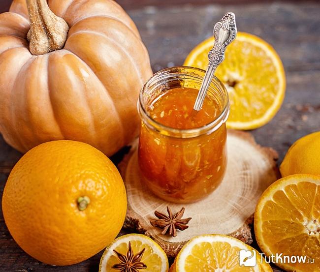Варенье из тыквы с апельсинами польза thumbnail