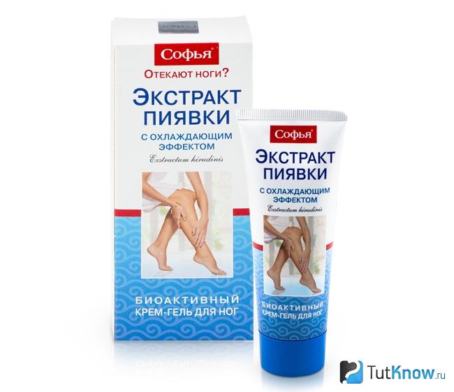 Крем Софья Экстракт пиявки от капилляров на ногах