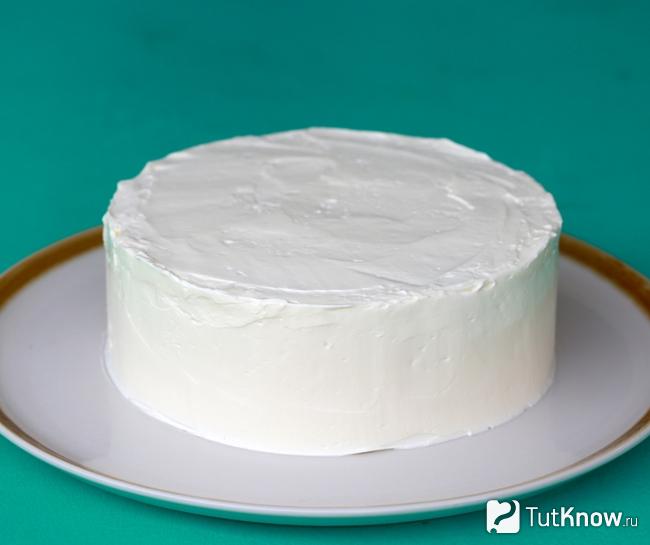 Как сделать белую заливку для торта