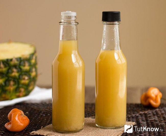 Соус из ананасов для птицы и мяса