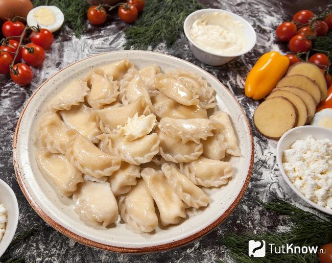 Вареники с творогом