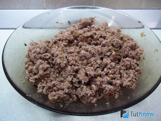 Готовая мясная начинка