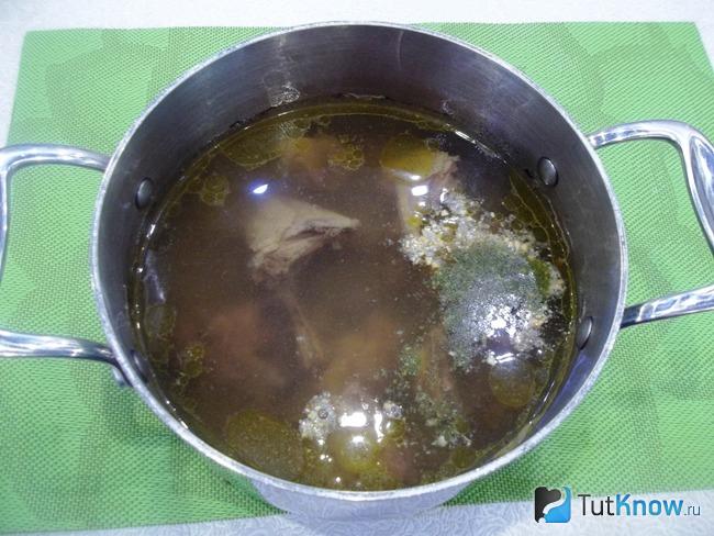 Сварен бульон