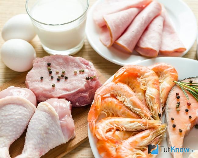 Разрешенные продукты на белковой диете