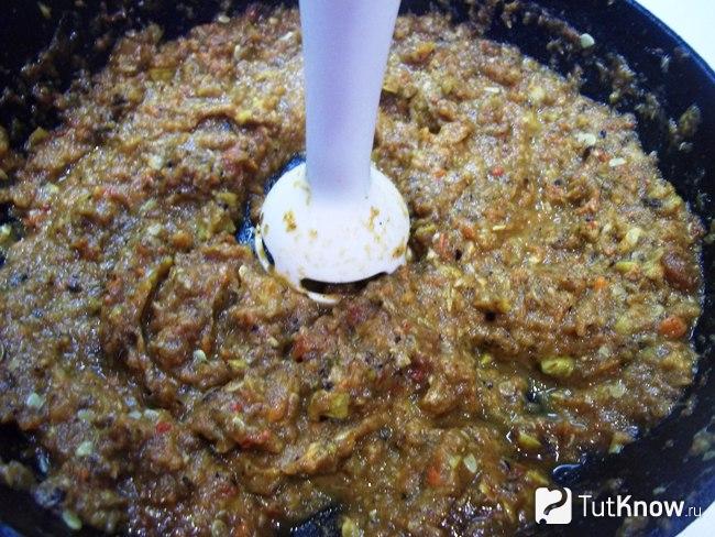 Готовая овощная икра
