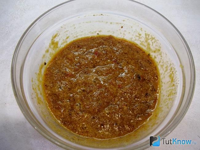 Продукты перемешаны