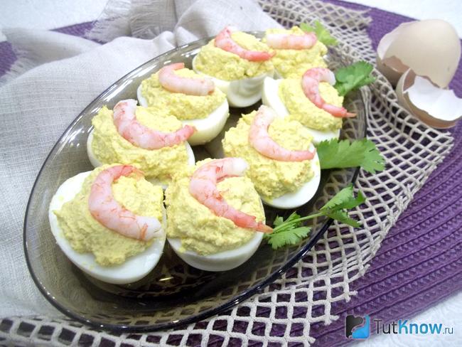 Начинка из креветок и крабовых палочек