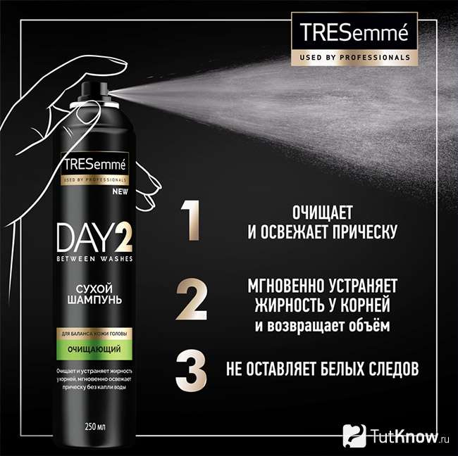 Очищающий шампунь TRESemme Day 2