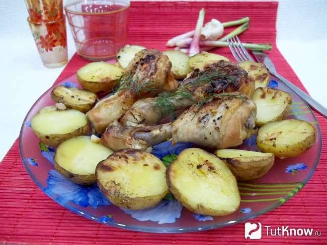 Куриное барбекю