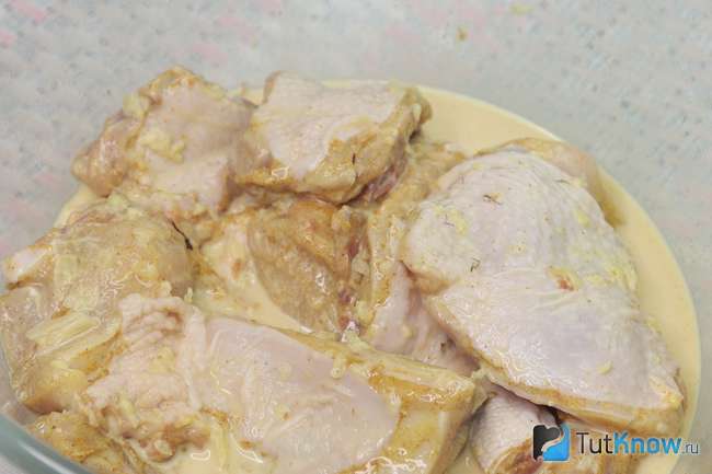 Замаринованная курица по-корейск