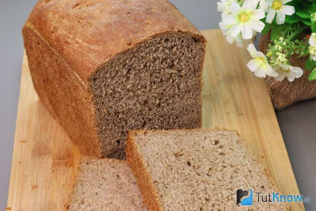 Ржаной хлеб кирпичик, простой и вкусный рецепт в духовке