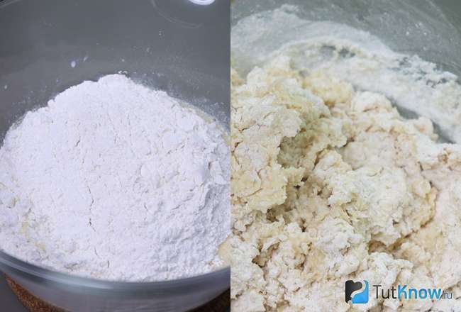 Тесто для плетеных булочек с кунжутом