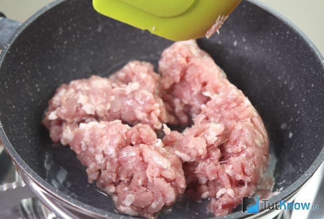 Жарим фарш для Пад Капао
