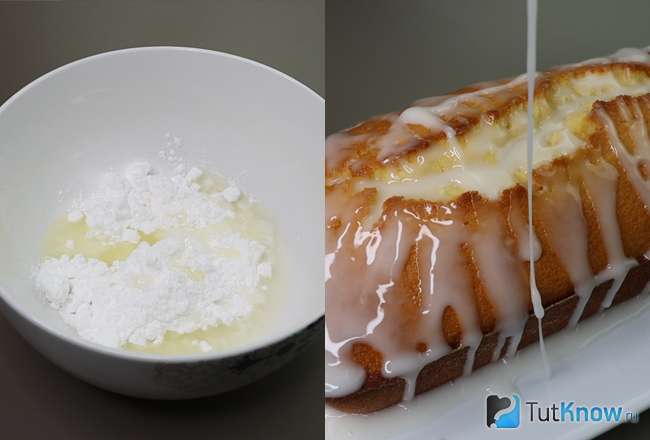 Рецепт лимонной глазури